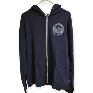 Jolly Pumpkin Navy Zip-Up Hoodie